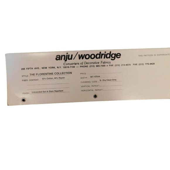 Vintage Floral Striped Fabric Remnants Multiple Colors & Patterns Cotton Blend I - Picture 13 of 13